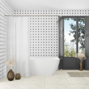 White Fabric Curtain